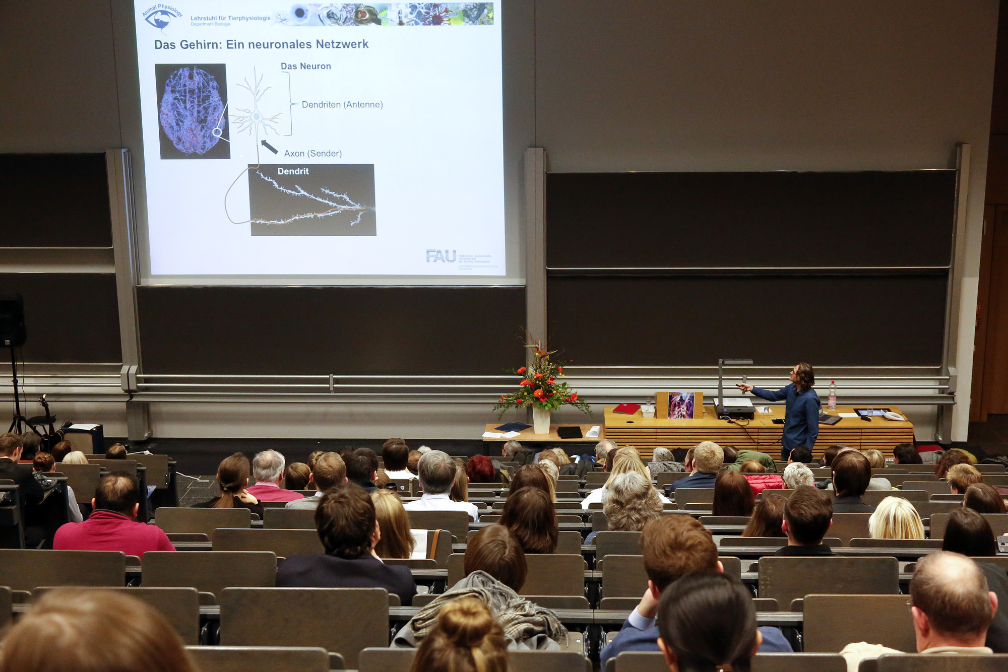 Festvortrag mit dem Titel "Stabilität und Plastizität - das Ying und Yang des Gehirns" ©Giulia Iannicelli/FAU