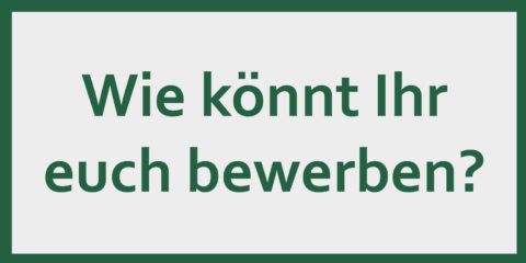 Zur Seite: Bewerbung und Einschreibung